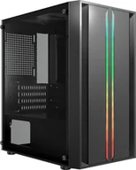 Obudowy komputerowe - Obudowa Crono CRONO skříň PCC-200-3 Midi Tower, bez zdroje, černá - miniaturka - grafika 1