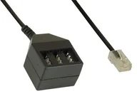 Patchcordy - InLine TAE adapter Kabel RJ45 męski TAE NFN żeński 20cm 69942 - miniaturka - grafika 1