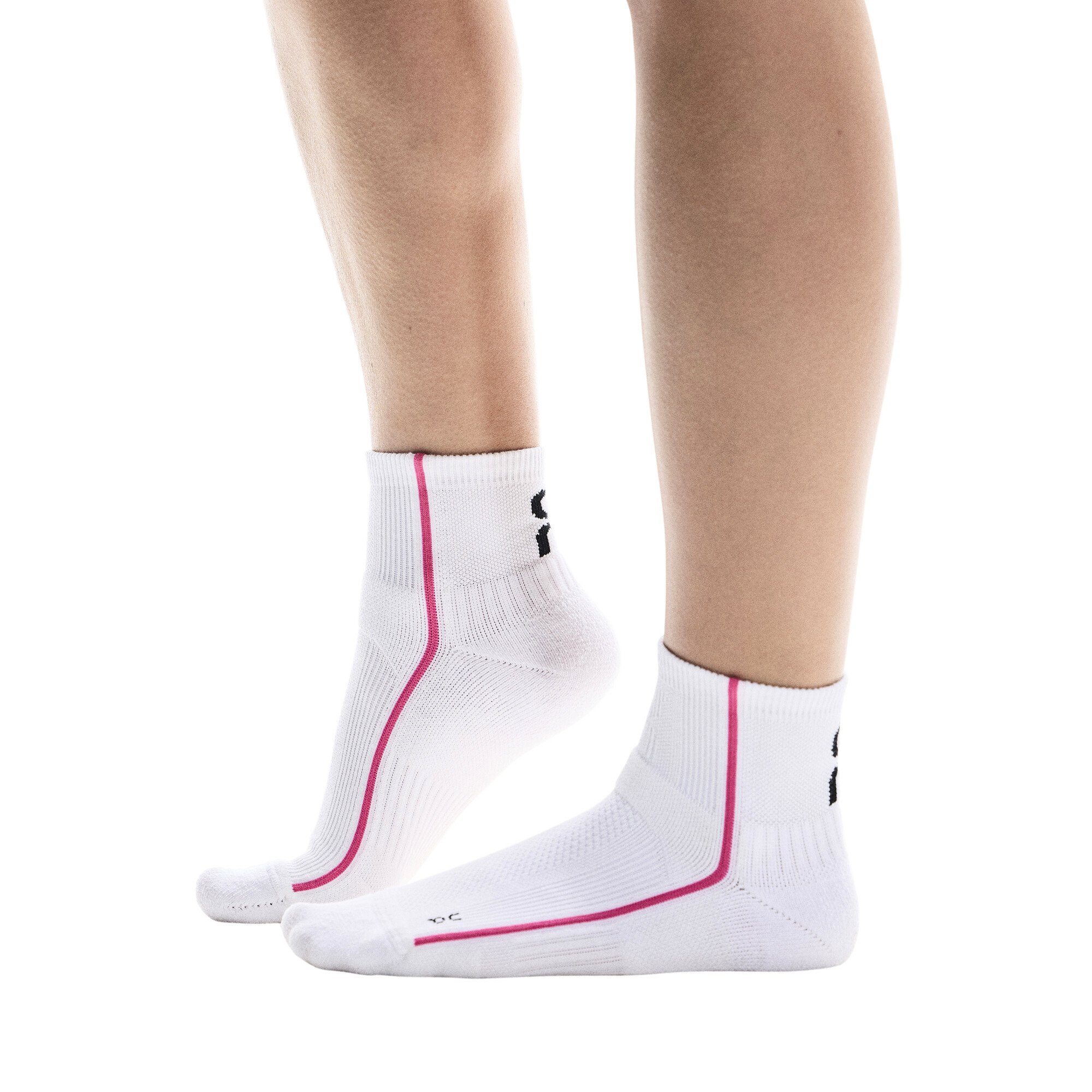 Skarpetki On Court Sock Mid White/Pink L