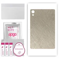 Akcesoria do tabletów i e-booków - folia naklejka skórka strukturalna na TYŁ do Blackview Tab 50 WiFi - Tytan Srebrny - apgo SKINS - miniaturka - grafika 1