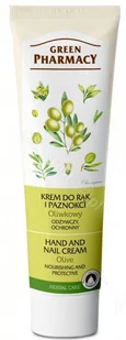 Green Pharmacy Hand Care Olive krem odżywczo-ochronny do rąk i paznokci 0% Artificial Colouring 100 ml - Pozostałe kosmetyki - miniaturka - grafika 1