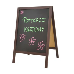 Tablica kredowa potykacz 60x90 cm - Tablice i flipcharty - miniaturka - grafika 1