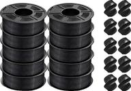 Filamenty i akcesoria do drukarek 3D - filament do drukarek 3D, dostępne różne materiały, odporność na wysokie temperatury, PLA P Black 11KG - miniaturka - grafika 1