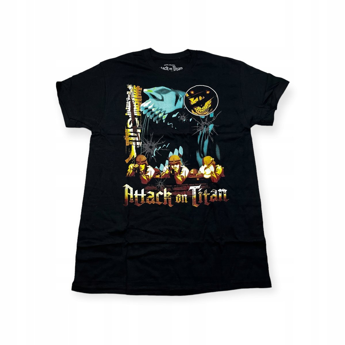 Koszulka T-shirt męski okrągły dekolt SPENCER'S nadruk L