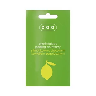 Ziaja Limonka peeling do twarzy limonkowo-cytrusowy 7ml - Peelingi i scruby do twarzy - miniaturka - grafika 1
