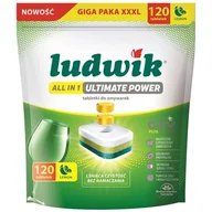 Akcesoria i części do zmywarek - Tabletki do zmywarek LUDWIK All In One Ultimate Power Lemon - 120 szt. - miniaturka - grafika 1
