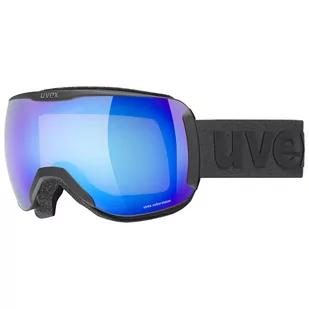 Uvex Downhill 2100 CV Goggles, czarny/niebieski 2021 Gogle narciarskie S5503922030 - Gogle narciarskie - miniaturka - grafika 1