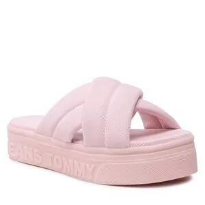 Klapki Tommy Jeans - Fltfrm Sandal EN0EN02116 Misty Pink