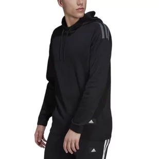 Bluza adidas M TRWL 3S HD HE2271 - czarna - Adidas - Bluzy sportowe męskie - miniaturka - grafika 1