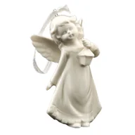 Ozdoby bożonarodzeniowe - Zawieszka ceramiczna Anioł 8,8 cm mix - miniaturka - grafika 1