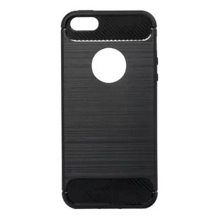 Forcell Futerał CARBON iPhone 5 5S SE czarny towar w magazynie natychmiastowa wysyłka FV 23% odbiór osobisty 0 zł 5901737414205 - Etui i futerały do telefonów - miniaturka - grafika 1