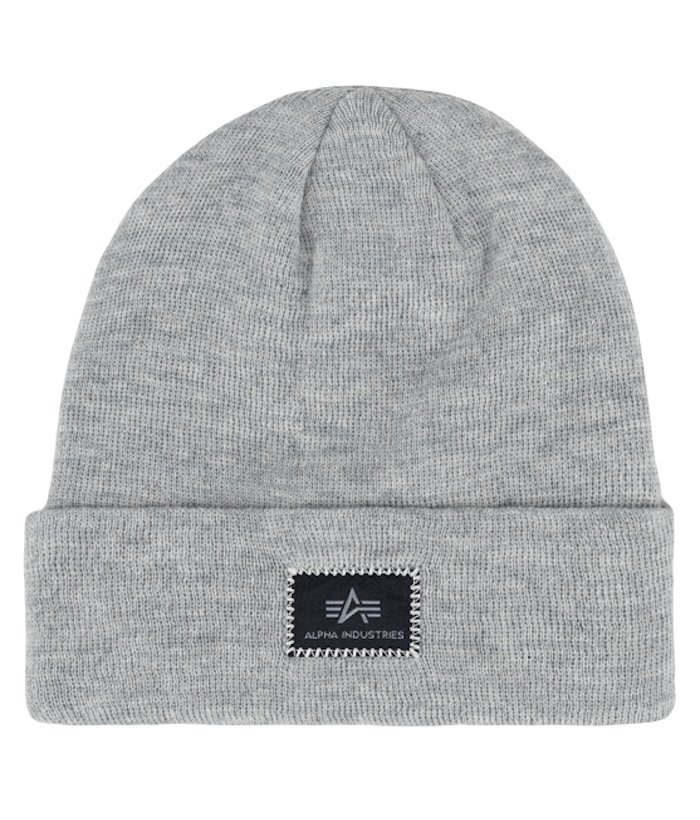 Czapka zimowa ALPHA INDUSTRIES X-FIT szara (grey heather) 168905 17