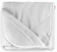 Pokrowce na materace - Pokrowiec na materac 140x200 pikowany ochraniacz podkład mata silver - miniaturka - grafika 1