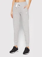 Spodnie sportowe damskie - 4F Spodnie dresowe H4L22-SPDD350 Szary Reglan Fit - miniaturka - grafika 1
