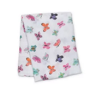 Lulujo elemets for Kids swaddle ręczniki muślinowe Baby-ściereczki do karmienia chusteczki z pięknymi motywami  motyl - Pieluchy - miniaturka - grafika 3