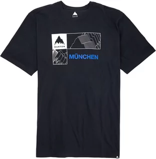 Koszulki męskie - t-shirt męski BURTON LOCAL TEE MUNCHEN True Black - grafika 1