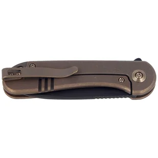 Nóż składany WE Knife Elementum Bronze Titanium, Black Stonewashed CPM S20CV (WE18062X-4) - Noże - miniaturka - grafika 7