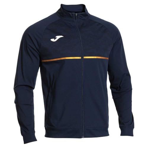 Joma Męska kurtka sportowa z długim rękawem, XS-3XL, oddychająca, z bocznymi kieszeniami, idealna do biegania i treningu, Record III