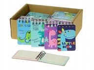 Notesy i bloczki - NOTESIK NA SPIRALI DINOZAURY (24SZT), ADAR - miniaturka - grafika 1