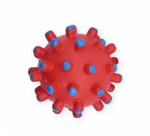 PET NOVA Pet Nova Piłka jeżowa DentBall z dźwiękiem czerwona [rozmiar L] 11cm PPTN046 - Zabawki dla psów - miniaturka - grafika 1