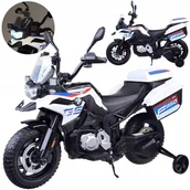 Pojazdy elektryczne dla dzieci - Duży motor elektryczny BMW F850 GS na akumulator dla dzieci PA0324 - miniaturka - grafika 1