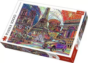 Trefl Puzzle 10524 Kolory Paryża 1000 elementów ŁÓDŹ 10524 - Puzzle - miniaturka - grafika 1