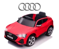 Pojazdy elektryczne dla dzieci - Milly Mally Pojazd na akumulator Audi E-Tron Sportback 4x4 Red - miniaturka - grafika 1