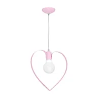 Lampy sufitowe - Lampa wisząca AMORE E27 - różowy - miniaturka - grafika 1