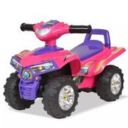 Jeździki dla dzieci - vidaXL Quad dla dzieci, ze światłem i dźwiękiem, różowo-fioletowy - miniaturka - grafika 1