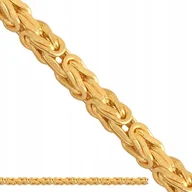 Łańcuszki - ZŁOTY Łańcuszek Królewski Pełny 585 60 cm 67.50 g Rodium - miniaturka - grafika 1