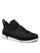 Sneakersy damskie - CLARKS Sneakersy Trigenic Flex 261073667 Czarny - miniaturka - grafika 1