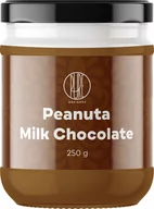 Słodkie kremy i masła - BrainMax Pure Peanuta, Krem z orzeszków ziemnych z mleczną czekoladą, 250 g - miniaturka - grafika 1