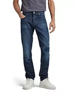 Spodnie męskie - G-STAR RAW Spodnie męskie Rovic Zip 3D Straight Tapered Jeans, Niebieski (Worn in Ocean Reef Restored B767-d349), 29W / 30L - miniaturka - grafika 1