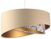 Lampy stojące - Asymetryczna lampa wisząca welurowa Z0-N50 - miniaturka - grafika 1