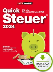 Program Lexware LEXWARE ESD QuickSteuer 2024 - Programy finansowe i kadrowe - miniaturka - grafika 1
