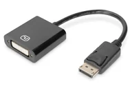 Adaptery i przejściówki - Digitus Aktywny adapter/konwerter DisplayPort, DP na DVI - miniaturka - grafika 1
