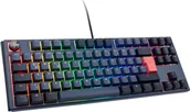 Klawiatury - Ducky One 3 Cosmic Blue TKL Gaming Tastatur, RGB LED - MX-Ergo-Clear - miniaturka - grafika 1