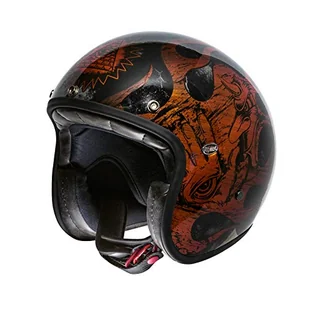 PREMIER KASK LE PETIT CLASSIC BD Pomarańczowy, pomarańczowy/czarny, M+ - Kaski motocyklowe - miniaturka - grafika 1