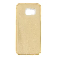 Etui i futerały do telefonów - Etui TPU Glitter Samsung Galaxy S7 Edge złoty - miniaturka - grafika 1