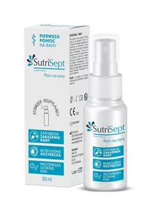 Sutrisept płyn na rany 50 ml - Problemy skórne - miniaturka - grafika 1