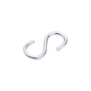 Standers Hak S otwarty 3 mm 35x12 mm ocynk 15 kg 2 sztuki - Haki, szakle i karabinki - miniaturka - grafika 1