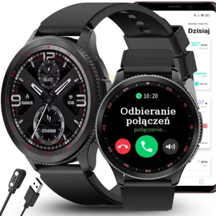 Rubicon RNCF45 BLACK PROF Czarny - Smartwatch - miniaturka - grafika 1