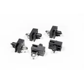 Akcesoria do ogrodzeń - Przelotka do siatki antracyt 9 szt. - miniaturka - grafika 1