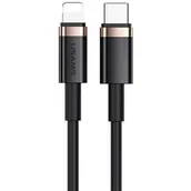 Kable USB - USAMS Kabel U63 USB-C na Lightning 2m 20W PD Fast Charge czarny/black SJ485USB01 (US-SJ485) - miniaturka - grafika 1