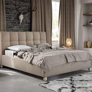 Łóżko ASTON COMFORTEO tapicerowane : Rozmiar - 80x200, Tkanina - Grupa II, Pojemnik  - Bez pojemnika, Wysokość wezgłowia - 106 cm - Łóżka - miniaturka - grafika 1