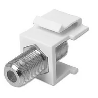 Routery - ELPIO 27032 Moduł Keystone z adaptorem-łącznikiem FF-FF biały, beczka długa (2304AB) (100kpl) - miniaturka - grafika 1