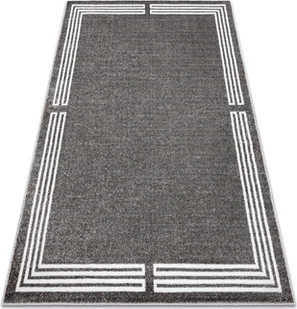 Dywan MATEO 8034/644 Nowoczesny ramka - strukturalny szary 140x190 cm - Dywany - miniaturka - grafika 1