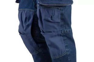 Spodnie robocze DENIM, wzmocnienia na kolanach, rozmiar L - Odzież robocza - miniaturka - grafika 4