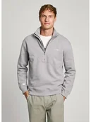 Bluzy męskie - Pepe Jeans Bluza "Solomon" w kolorze szarym - miniaturka - grafika 1