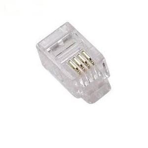 Wtyk RJ14 4pin 6P4C zaciskany x20szt
